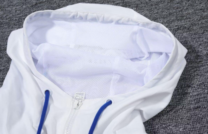 England Windbreaker White