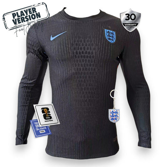 England Player Away Jersey 2025/2026 - Long Sleeve