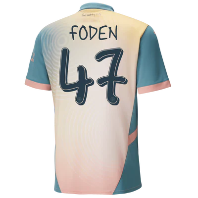 #47 Foden Manchester City Fourth Definitely City Jersey 2024/2025