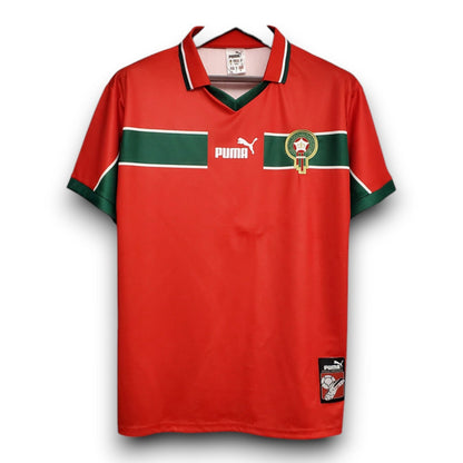 Morocco Away Red Retro Jersey 1998