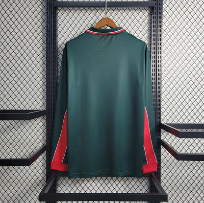 Morocco 1998 Away Green Retro Jersey - Long Sleeve