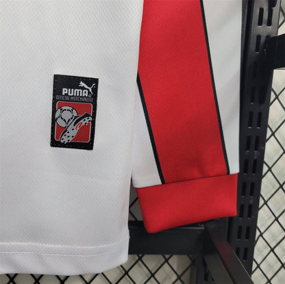 Morocco 1998 Away White Retro Jersey - Long Sleeve