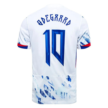 #10 ﾃ賄egaard Norway Away Jersey 2024/2025