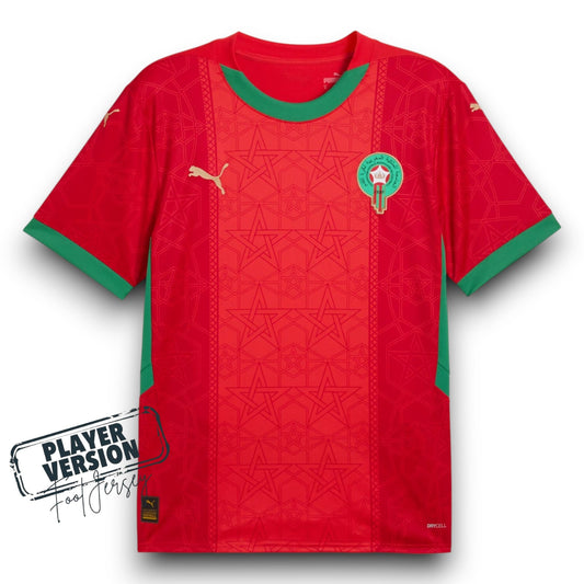 Morocco Home Jersey 2025 - Player Version