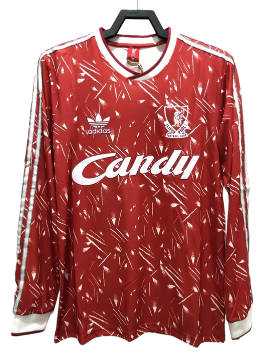 Liverpool 89/91 I Home Jersey - Long Sleeve Retro Version