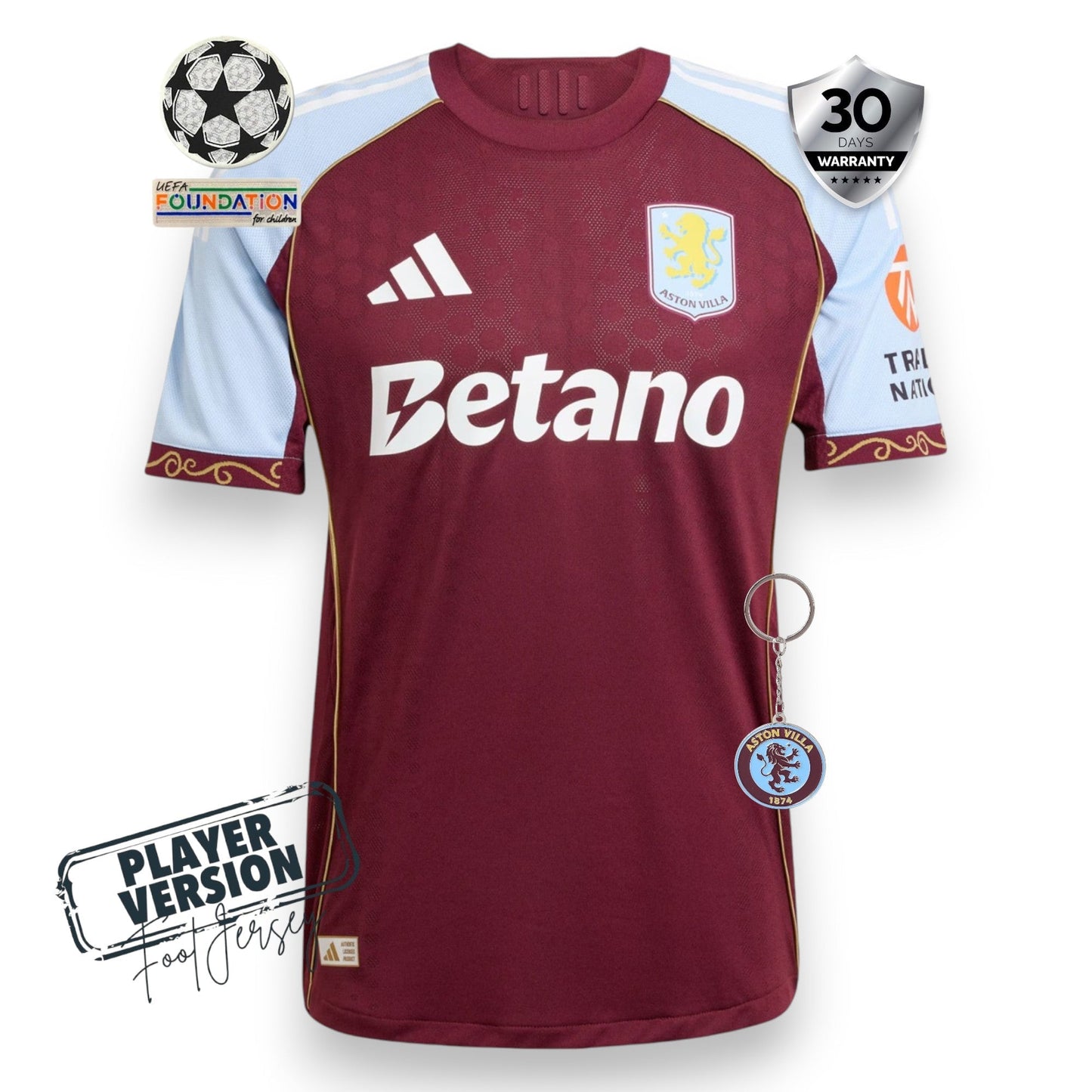 Aston Villa Player Jersey Home 2025/26